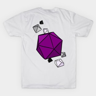 Ace Pride Colors Dice T-Shirt